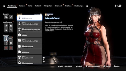 Certains costumes dans le jeu sont un peu trop pour moi.