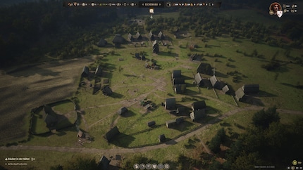 After just a few hours, my little village looks very inviting.