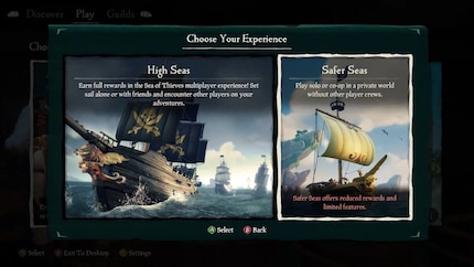 Si vous n’avez pas envie d’affronter des pirates ennemis, choisissez les mers calmes.
