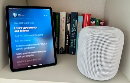 L’iPad remplace l’écran de l’ampli hifi.