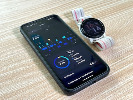 Ce n'est que lorsque j'ouvre l'application que les données sont transmises, par exemple les résultats du suivi du sommeil.