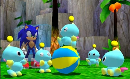 Did you expect to see Sonic raising cute little creatures like Chaos? Although it’s not its own game, it sure feels like one.
