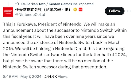 X / @NintendoCoLtd