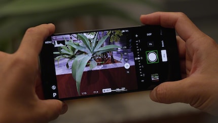 The camera app has a new look.