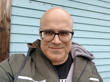 Un selfie avec les paramètres par défaut.