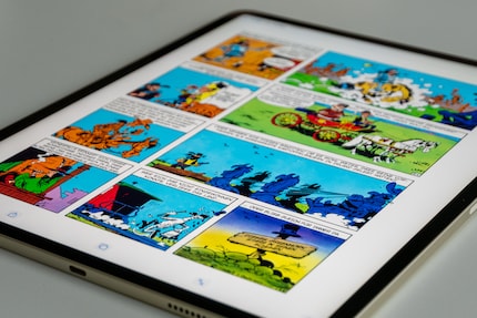 Le grand écran correspond mieux au format des comics.