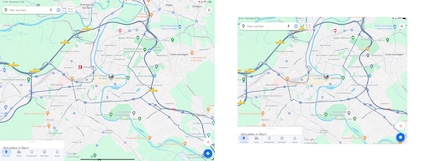 Il ne s’agit pas d’une simple mise à l’échelle, mais bien d’une section élargie.
