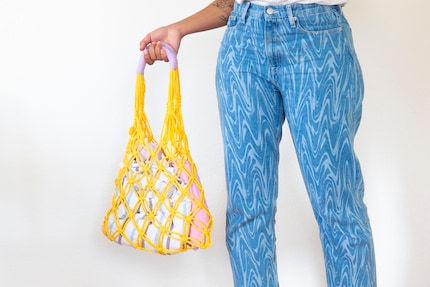 Me voilà équipée pour aller à la plage avec mon propre sac.