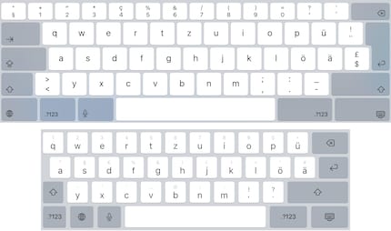 Plein de place pour un clavier grand luxe.