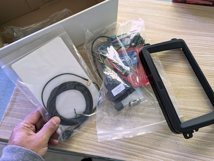 I have to buy the cables and fascia that fit my car separately.
