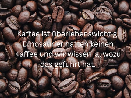 Le lendemain, je reçois un message clair de mon amie sur ce qu’elle pense de mon projet sans café : « Le café est une question de survie. Les dinosaures n’en avaient pas et nous savons toutes et tous ce qui leur est arrivé.