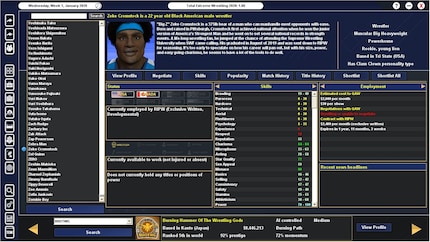 Total Extreme Wrestling has little to offer visually, but provides enormous freedom in terms of gameplay.