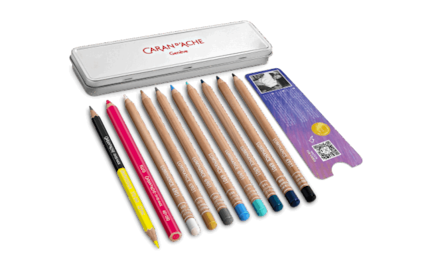 The complete colour palette of the creative set.