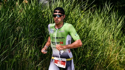 Adriano Engelhardt was the best Swiss at Ironman 70.3 in Rapperswil-Jona.