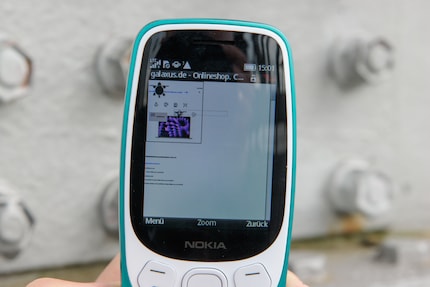 Pas de shopping spontané en ligne avec le Nokia 3210.