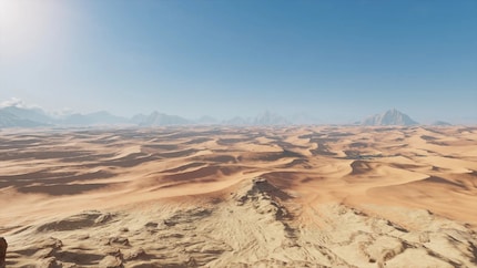 Le désert égyptien de Desheret dans « Assassin’s Creed : Origins » : vaste, mais ennuyeux.