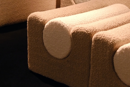 Salon Panoramique, Christian Adam | Wood, foam rubber, linen fabric by Dedar
