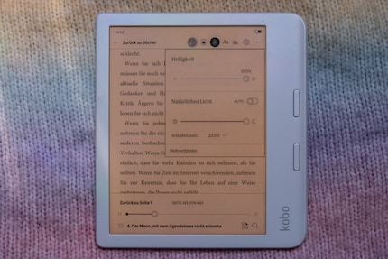 ...et une fois tout en orange pour la lecture du soir.