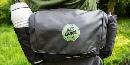 The Hipbag from XLC offers space for two water bottles, and other things. These are two Keegos with 0.5 and 0.75 litres.