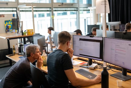 Coding and discussions – two important activities at Hackfest.