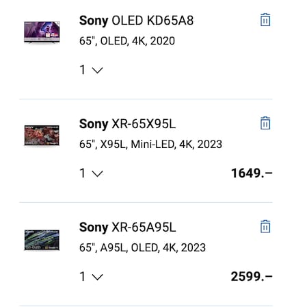 Cette télévision est dans ma liste d’envies depuis plus d’un an, mais je continue à utiliser ma A8 de Sony depuis 2021. Je n’ai donc pas perdu complètement le contrôle.