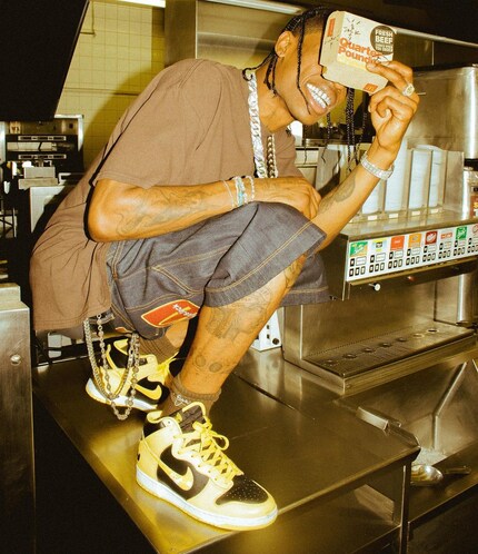 Rapper Travis Scott is one of the few people in possession of the original Wu-Tang sneaker.