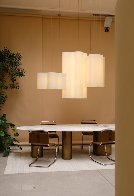 Various tactile surfaces add subtle patterns to the surroundings.