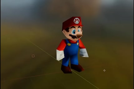 Voilà à quoi ressemble le Mario modélisé par Joshua.