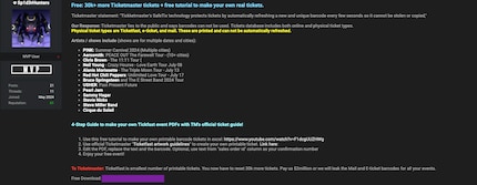 Avec cette nouvelle fuite, Ticketmaster va avoir du pain sur la planche.
