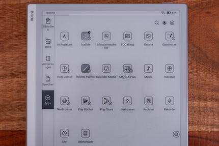 Je peux télécharger des applications depuis le Google Play Store. Toutes ne fonctionnent pas de manière fluide sur l'appareil. Il faut faire des essais.