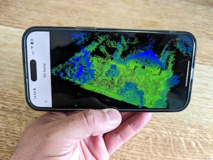 Voici comment la tondeuse robot perçoit le monde (grâce au scanner lidar).