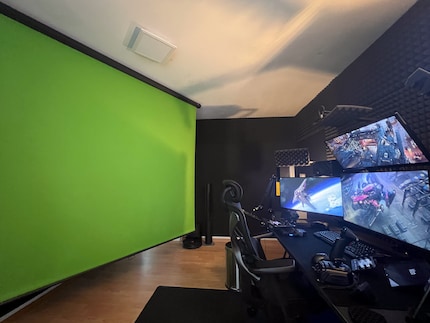 Avec son fond vert, le Woo gère ses propres effets spéciaux.