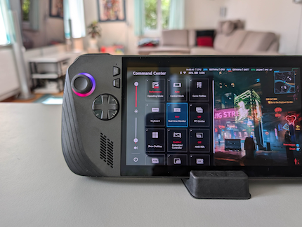 Le Command Center vous permet de modifier rapidement les paramètres système.