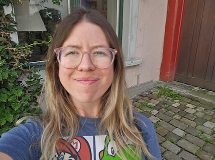 Voici un selfie pris avec l’appareil photo frontal.