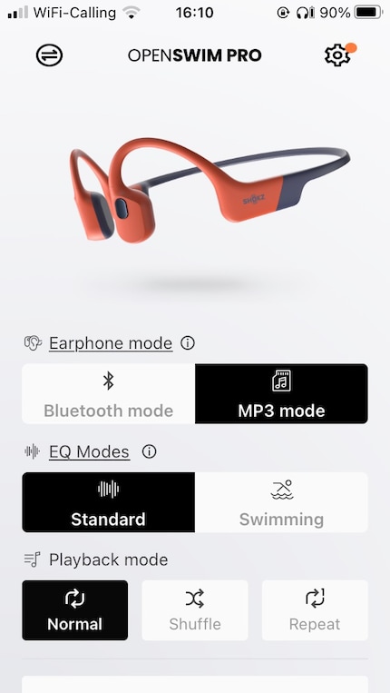 L'application n'est pas obligatoire, mais vous permet de faire quelques réglages et de personnaliser l'affectation des boutons.