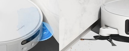 Le L 40 Ultra peut déployer à la fois le balai et la brosse.