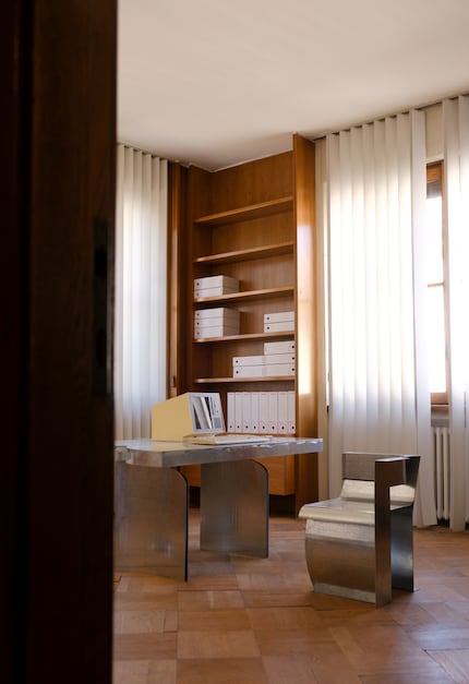 Mid-Century Journey’s an installation and furniture collection by Supaform.