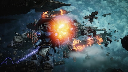 Les jetpacks servent aussi pour les sorties spatiales occasionnelles.