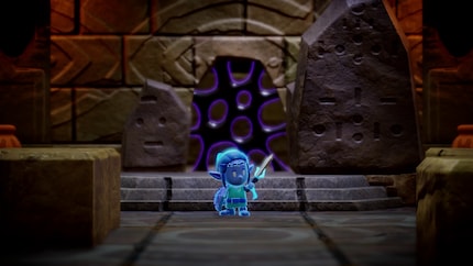 Zelda can fight with a magic sword – even if only for a short time.