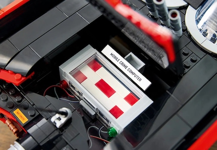 In the boot of the Batmobile is the mobile crime computer.