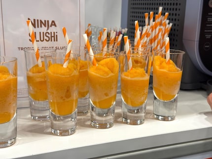 The exotic fruit slush had the perfect consistency of the large professional machines used in the catering trade.