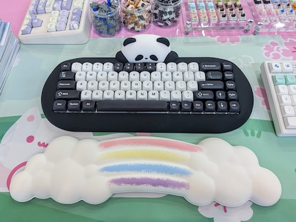 Le même modèle vu du dessus avec un panda.