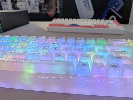 The YU01 is white and colourful in equal measure.