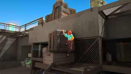 Climbing is a challenge in Caravan SandWitch. Not because of the tricky passages, but because of the spongy controls.