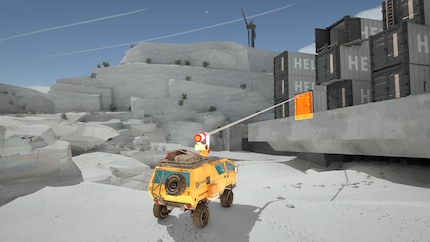 I open doors with the grappling hook.