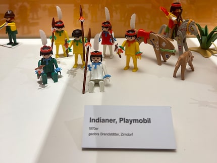 Les premières figurines Playmo dans les années 70.