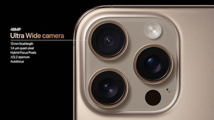 La mise à niveau la plus importante concerne l'appareil photo ultra grand angle du modèle Pro.