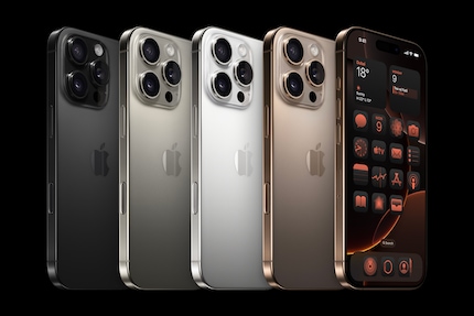 La palette de couleurs de l'iPhone 16 Pro.