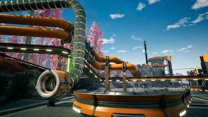 On dirait un parc aquatique : des pipelines et des hypertubes.