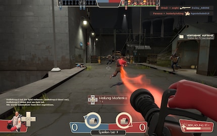 As a medic, I can make myself useful in Team Fortress 2 despite the ball mouse.